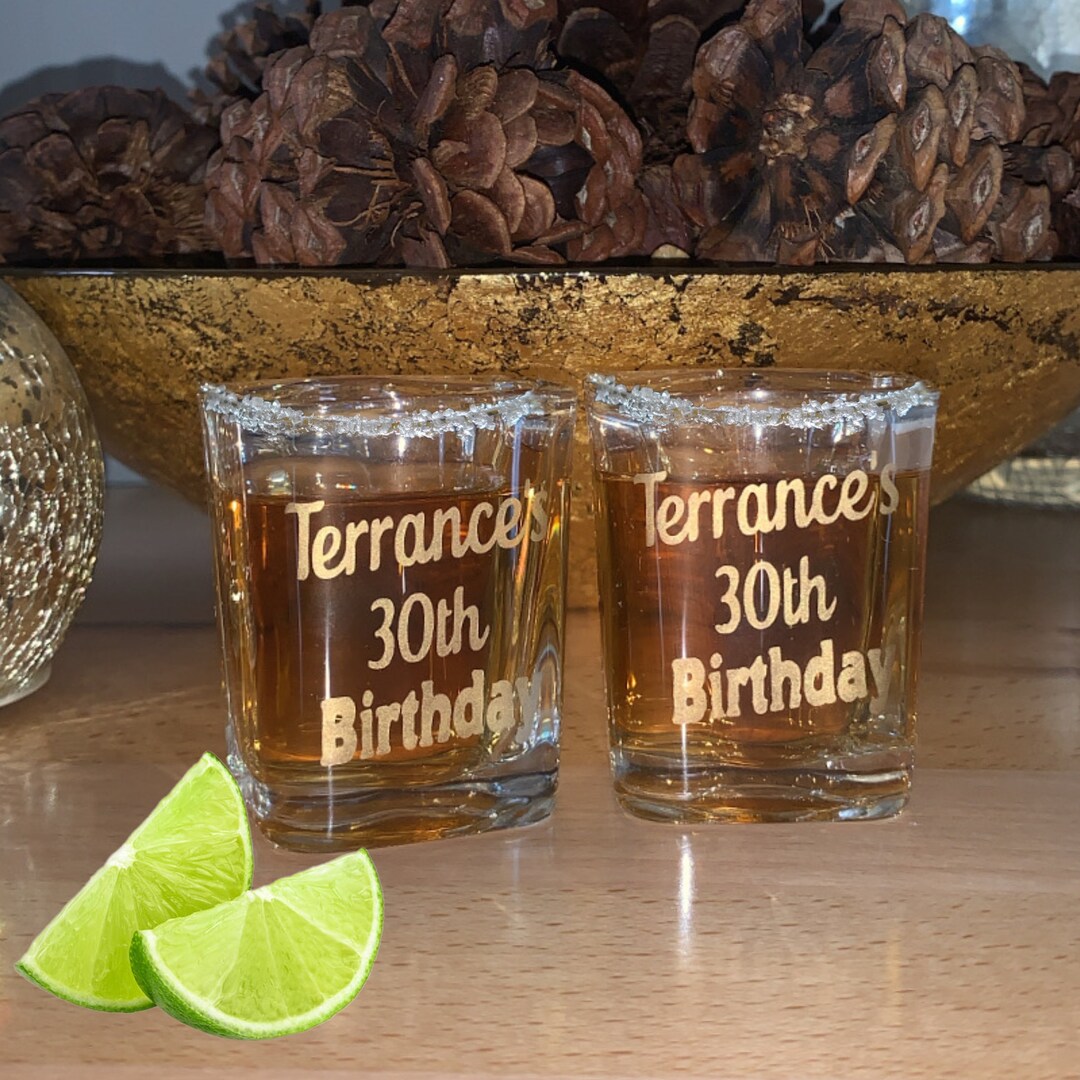 Personalized Shot Glasses for ANY Occasion Birthday, Weddings, Showers