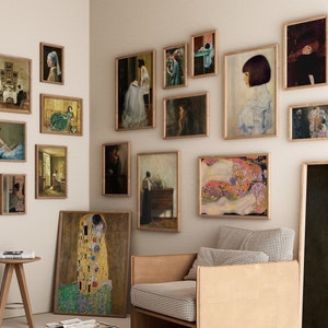 Gallery Wall Set - 50+ Printable Vintage Art Prints for Home Decor - Gallery Wall Set - MEGA BUNDLE 50+ Art Prints Set - Gallery Wall Decor