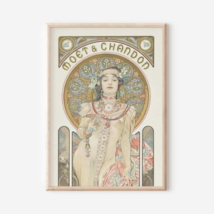 Art Nouveau Wall Art - Mucha Print - Famous Art Posters - INSTANT DOWNLOAD