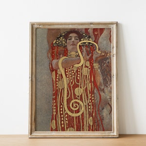 Gustav Klimt Print - Art Nouveau Wall Art - Klimt Printable - INSTANT DOWNLOAD
