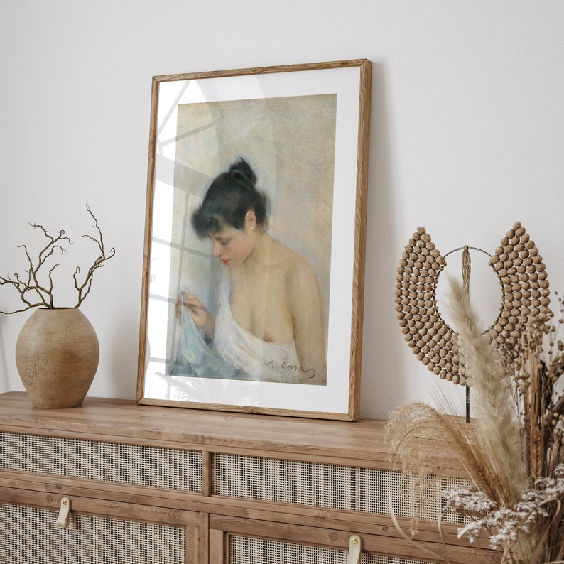 Victorian Nudes Woman Portrait Wall Art Antique Woman - Etsy