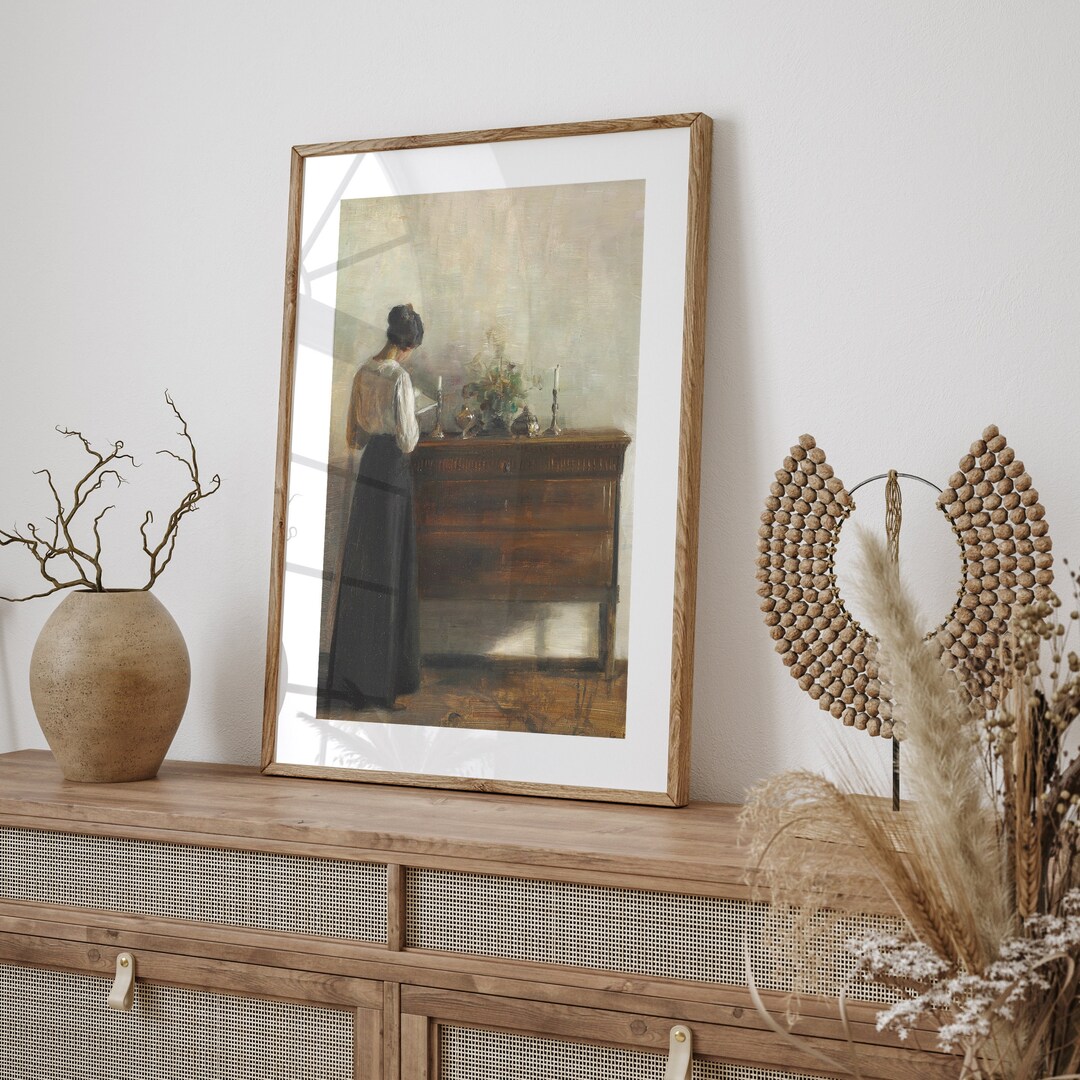 Vintage Victorian Woman Portrait | Woman Reading - Printable Wall Art ...