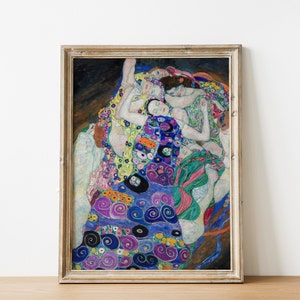 Klimt - Oil painting - Art Nouveau Wall Art  - Printable wall art - DIGITAL DOWNLOAD