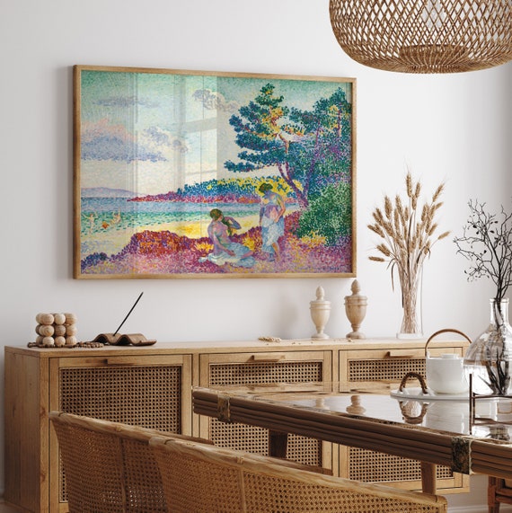 Henri Edmond Cross Print, French Country Wall Art , Landscape Painting, Home Decor, Digital Art , INSTANT DOWNLOAD