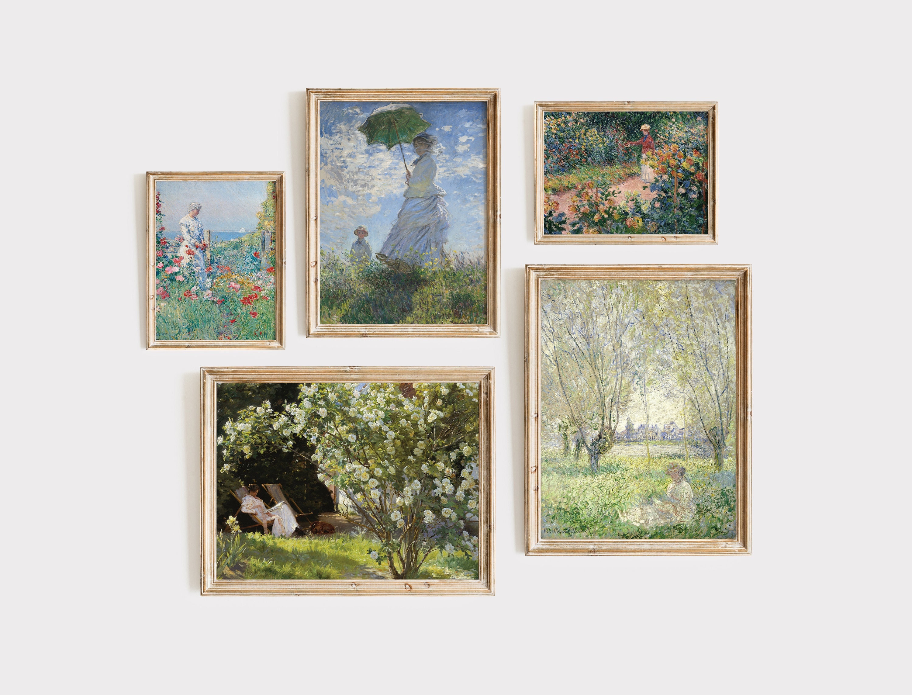 French Country Gallery Wall Set | Vintage Spring Prints | Landscape ...
