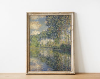 Claude Monet Print - Poplars - Monet Print - DOWNLOAD Wall Art