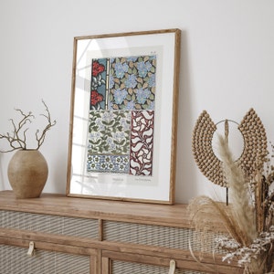 Art Nouveau Print - William Morris Druck - Druckbare Wandkunst - Digitaldruck Wandkunst + Bonus Print