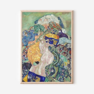 Klimt Print - Baby Printable Art - Gustav Klimt - Vintage Wall Art - DIGITAL DOWNLOAD
