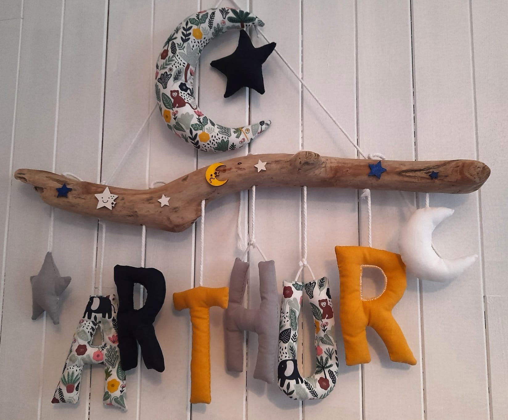 Mobile Prénom Décoration Chambre Enfant