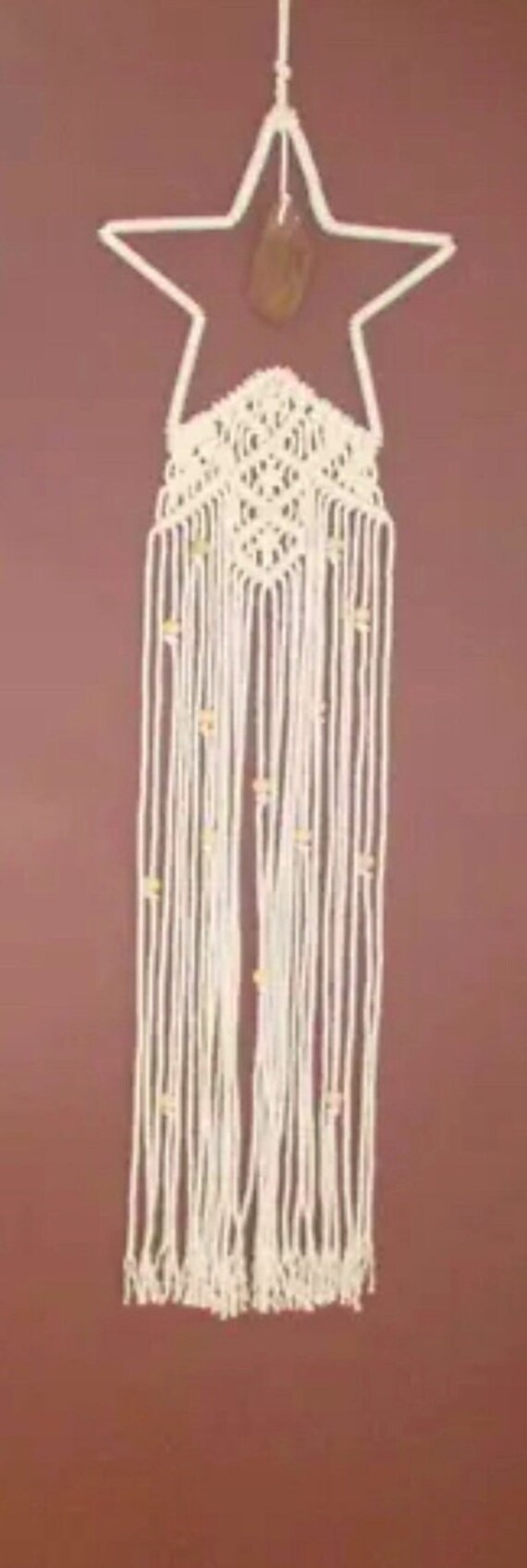 Étoile Macramé Fait Main