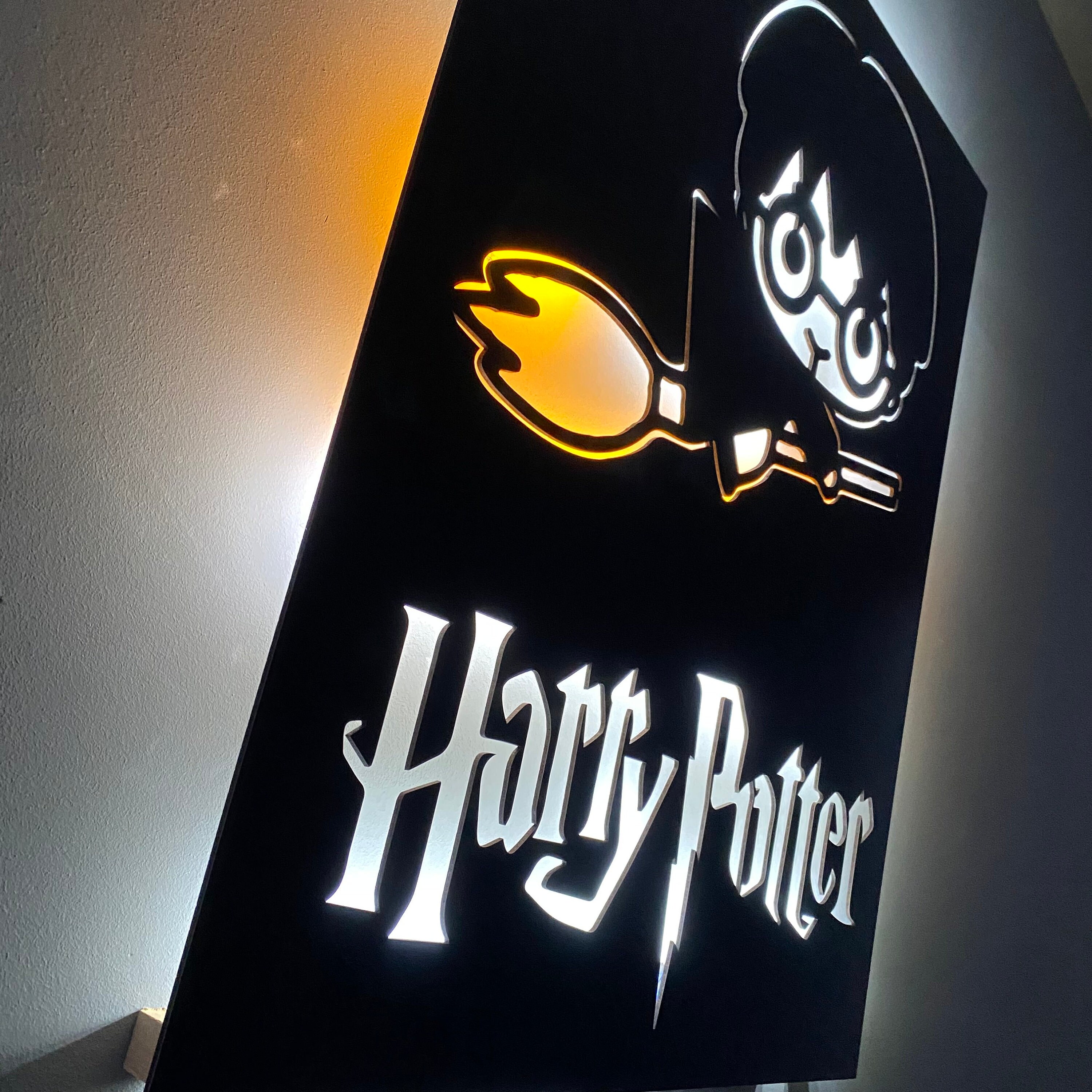 Luminous Painting Harry Potter Wall Painting Home Etsy