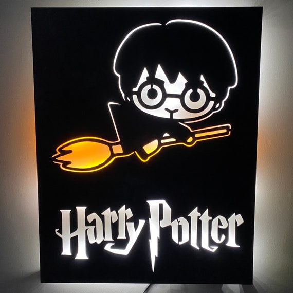 Luminous Painting Harry Potter Wall Painting Home Etsy