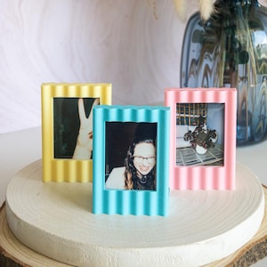 Golvende Instax-minifotolijst | Milieuvriendelijk, veel kleuren