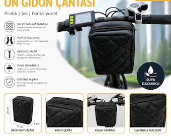 Leather Bicycle Bag Stylish Bike Handlebar Pouch for Cycling, Travel & Outdoor ,Leather Bicycle Bag Stylish Bike Handlebar Pouch