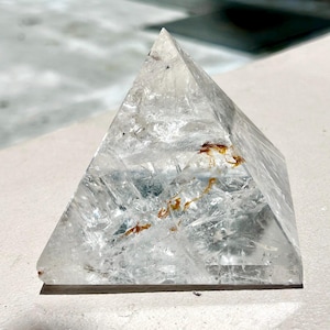 Natural Clear Quartz Pyramid