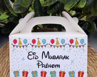 Box Eid Pour Enfants/cadeau Eid Mubarak pour enfants/confiserie Eid personnalisée/chocolat Eid personnalisée