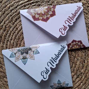 enveloppe eid mubarak/ cadeau de l'eid/ enveloppe billet d'argent personnalisé