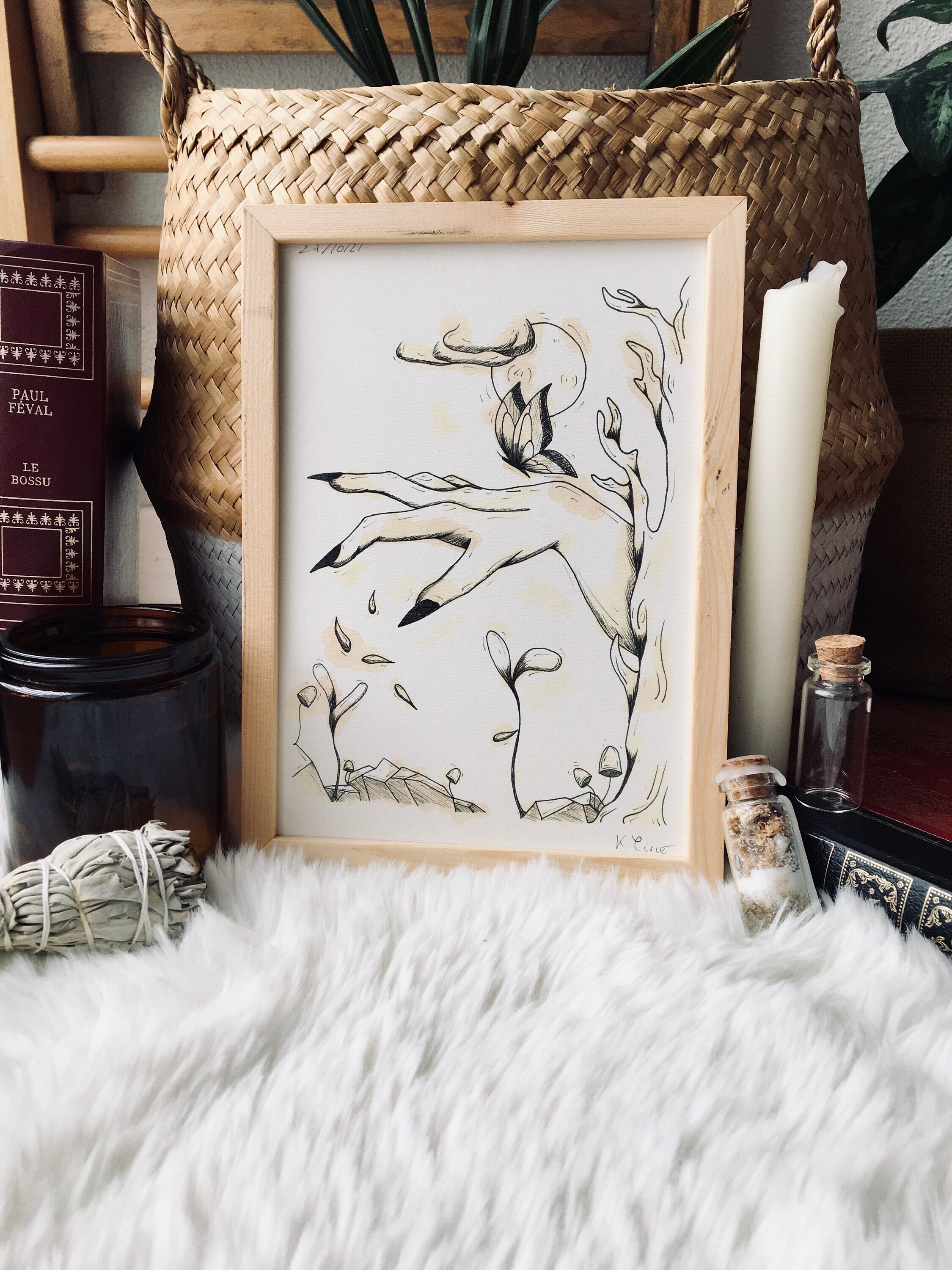 Print Main de Sorcière