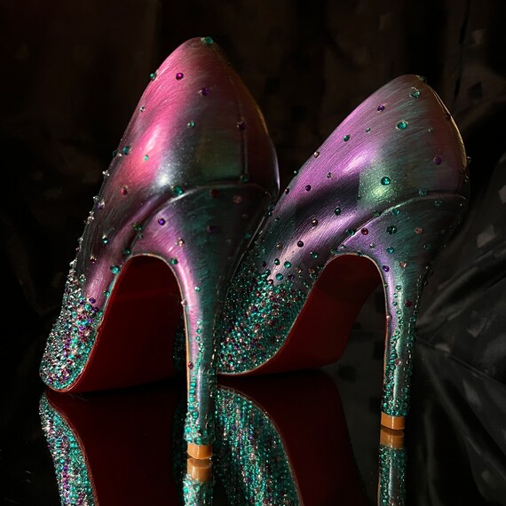 Ladies purple cheap pumps