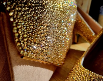 Gold Rhinestone Clutch Bag: Evening Party Handbag