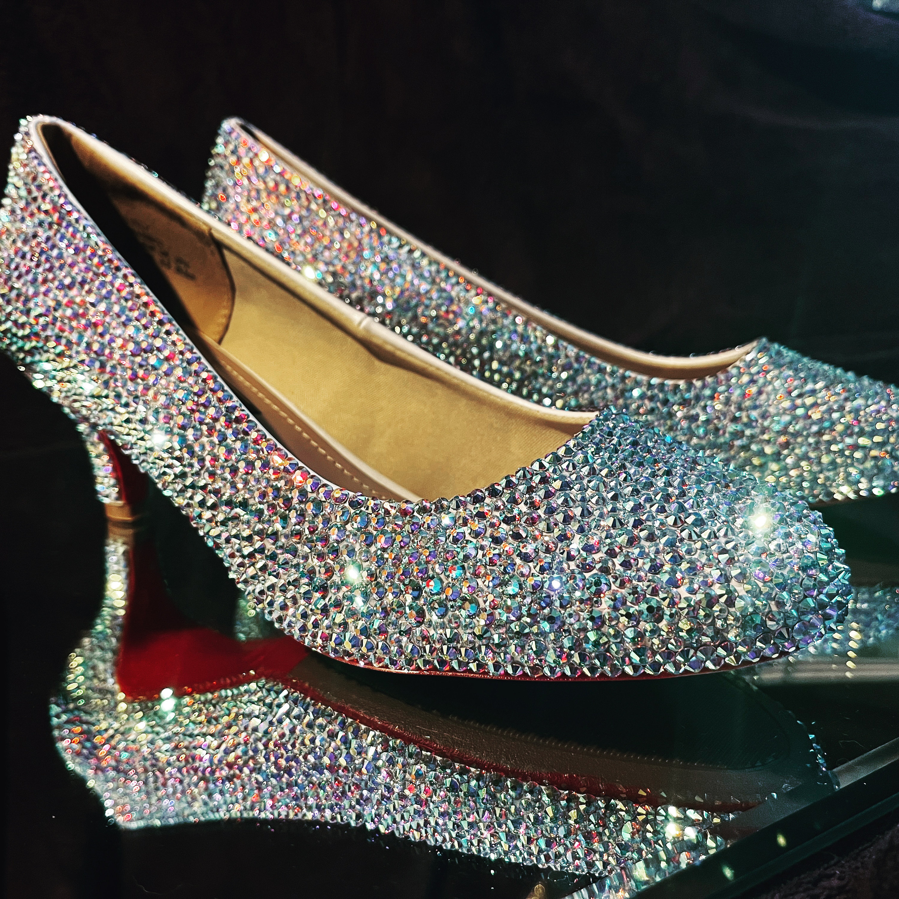 Glitter Kitten Heels UK