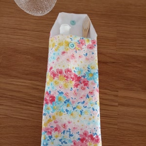 Toothbrush pouch/Toothbrush case Printemps à l'unité