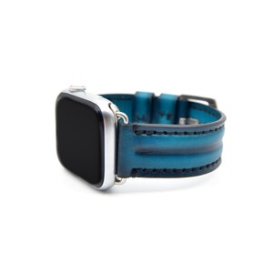 Turquoise Apple Watch Strap, Handmade Apple Watch Band, Turquoise Apple Watch Band, Turquoise Apple Watch Strap, Leather Apple Watch Band