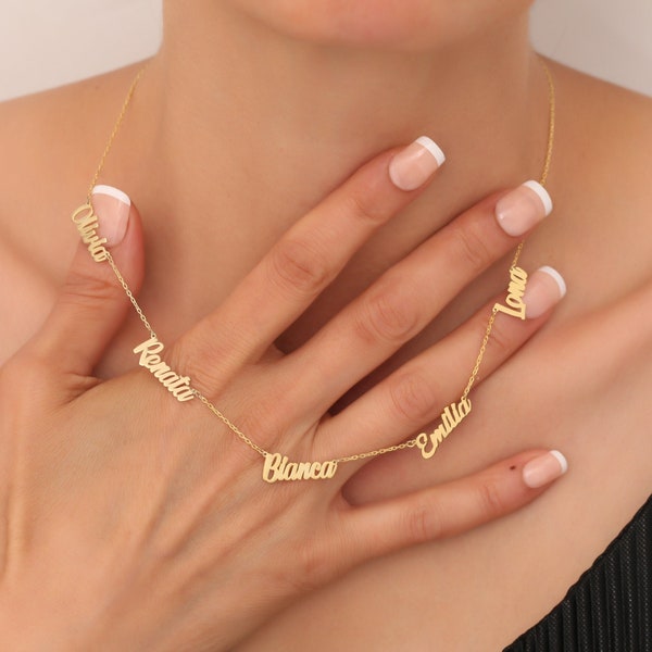 Grandkids Necklace Etsy