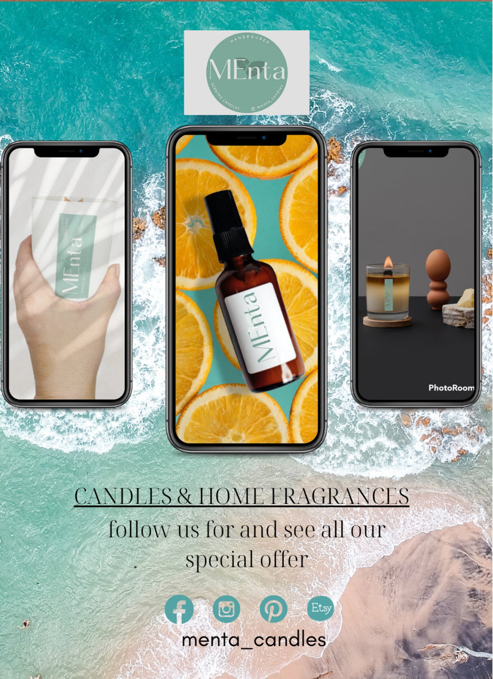 Smell Sample Sign DIGITAL DOWNLOAD Smell Me Candle Sample Card Printable - Etsy