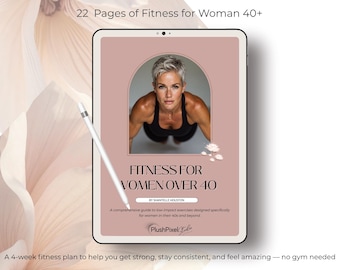 Workout Plan for Women Over 40 | At-Home Strength, Weight Loss (Digital Download)