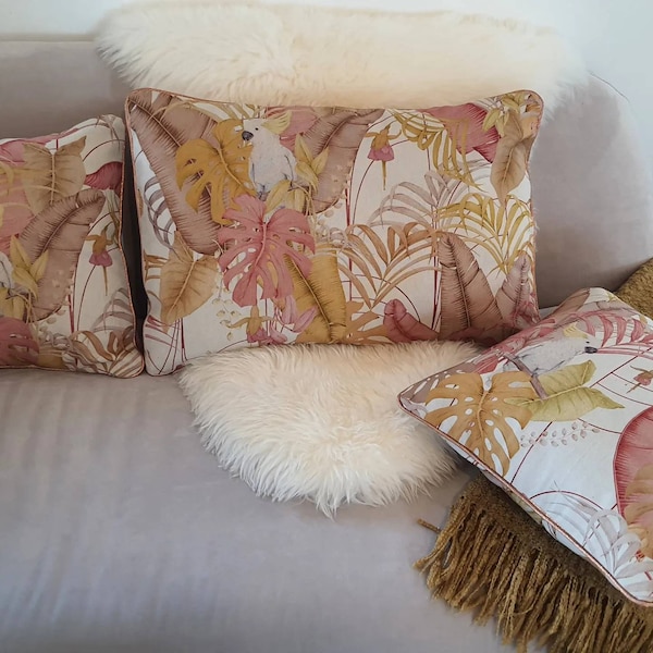 Housses de coussin perroquet