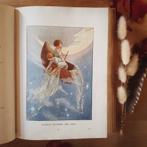 Livre de poésie illustré de vers pour enfants Margaret Tarrant. Magnifique ! Un pour les fans de fées des fleurs. Livre pour enfants vintage des années 1910.