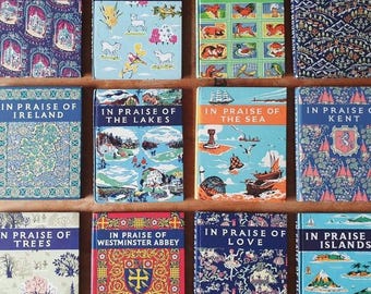 Preciosas antologías ilustradas. Libros vintage adorables y regalos para rellenar medias navideñas. Variedad de temas. Colección de libros de los años 40. Títulos de la H a la Z.