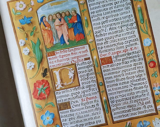 Vintage Illuminated Manuscript "the Grimani Breviary". Gothic! Medieval ...