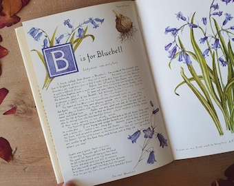 Very pretty vintage flower book an illustrated A to Z of flowers. One for your arty garden pal. Romantic!