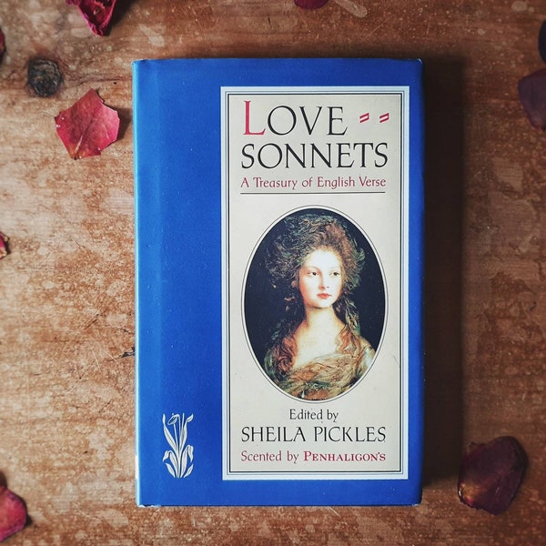 Love Sonnets vintage poetry book. Ideal gift for Valentine's Day, anniversary or wedding. Delicately illustrated. Near fine condition.