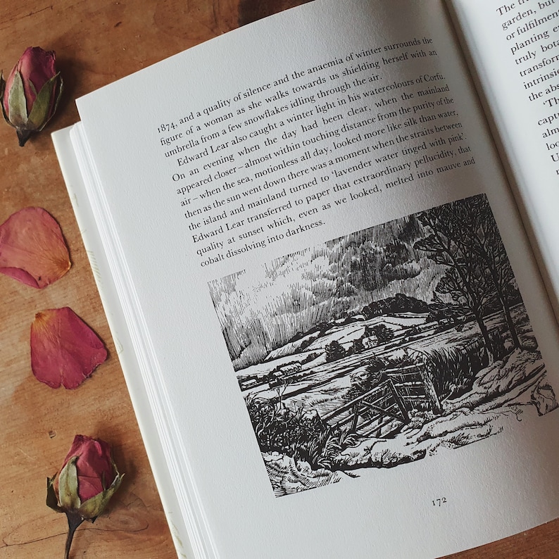 Vintage garden book. A memoir on the history and beauty of gardens. Wonderful woodcuts. Thoughtful & gentle gift on the love of gardening. image 10