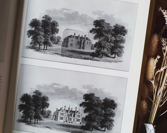 Vintage regency book of architecture. Glorious illustrations. Perfect for Jane Austen fans, art lovers + design geeks.