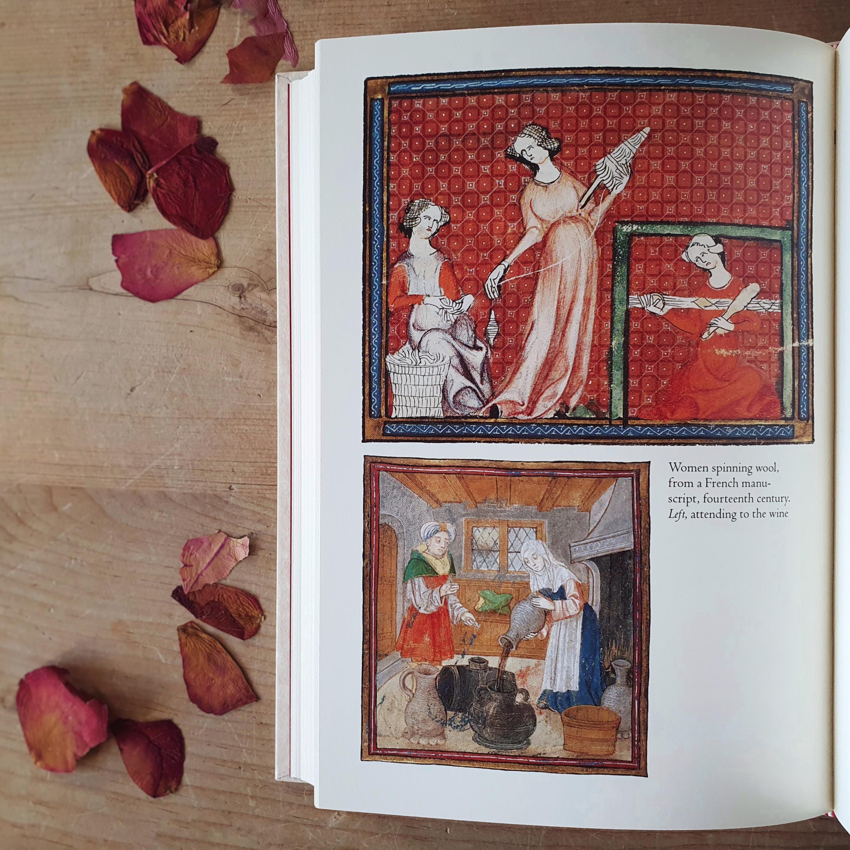 Folio Society book on medieval women. Social history book with illustrations and art. Gothic bookish gift for your medievalist pal.