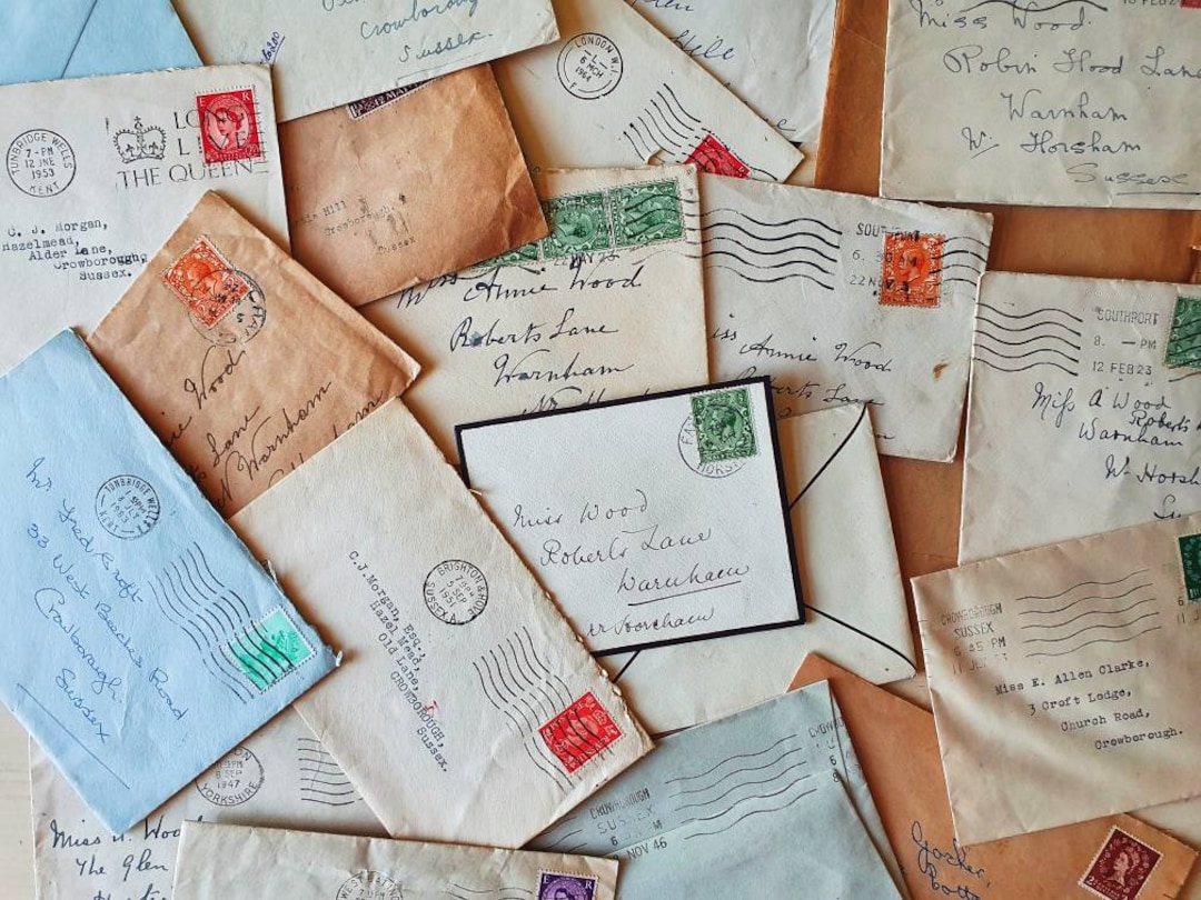 Vintage Envelopes, Shabby Elegant Envelopes, Printable Envelopes, Digital  Envelopes, Retro Envelopes, Writing Letter Digital, Instant 000032