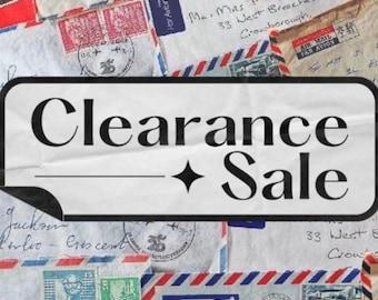 Air Mail Envelopes with Stamps. Travel Ephemera junk journal supplies. Discounted for a limited time!