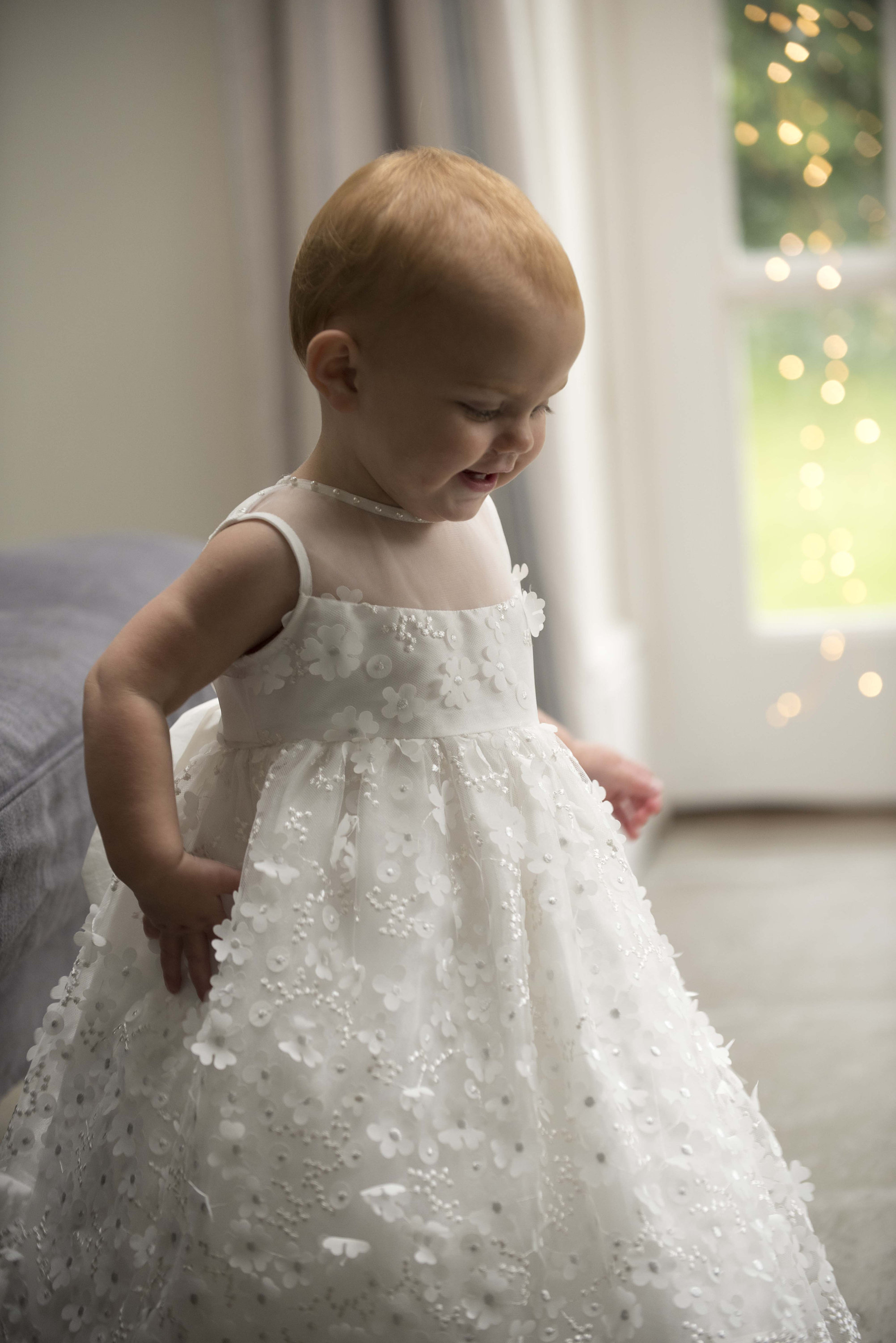Naming ceremony dress top for baby girl