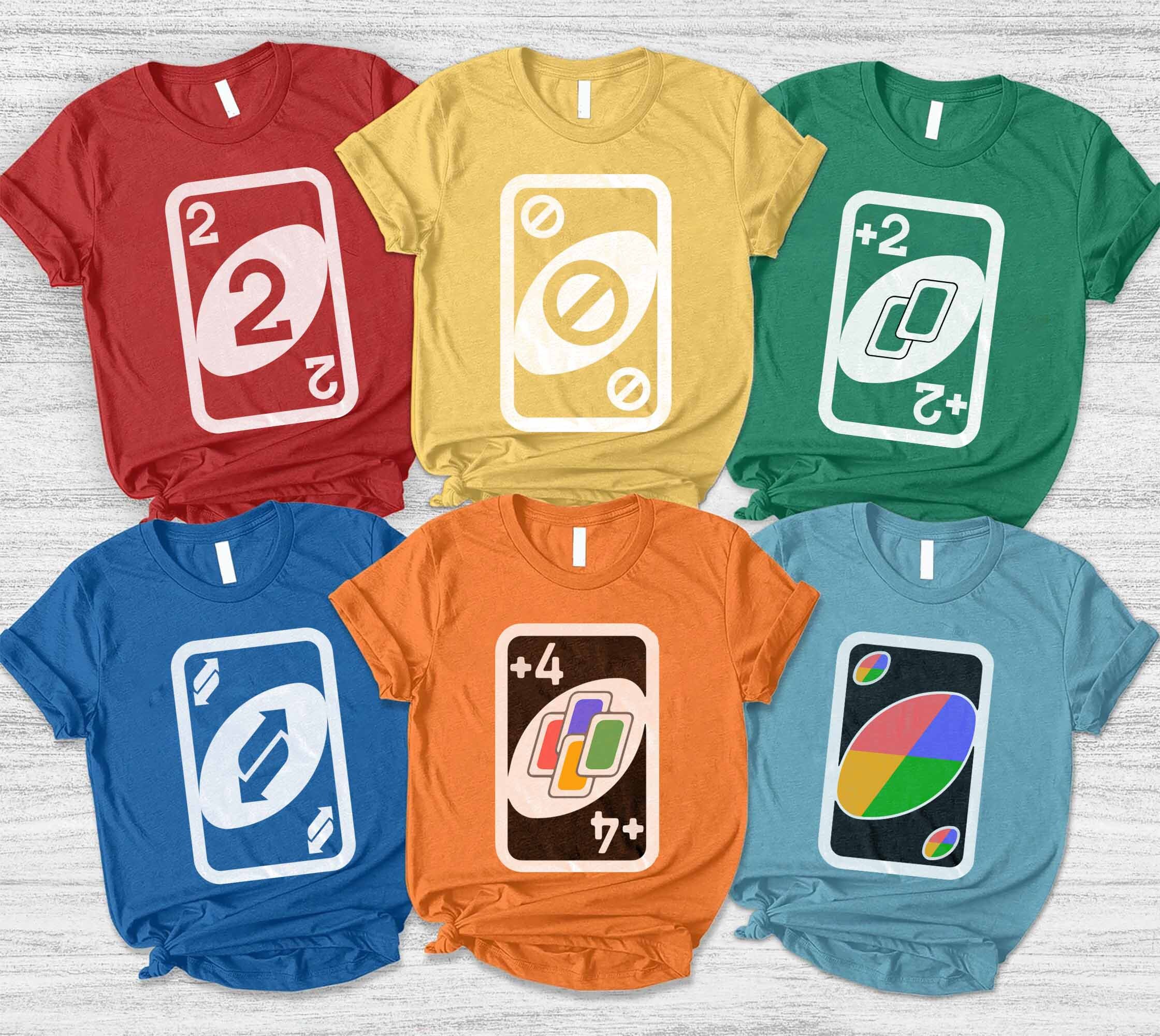 Halloween Uno Card Costume Shirt Uno Card Friends Halloween Etsy