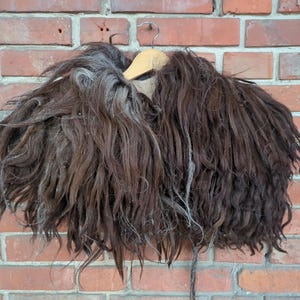 Shoulder fur Heidschnucke - Fur for Vikings - Rangers - Viking fur - Warrior fur - Clothing with fur - Unique piece 226