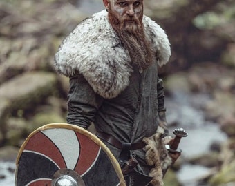 XXL shoulder fur - fur for Vikings - Viking fur - warrior fur - clothing with fur