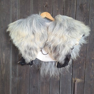 Fur cape - Fur for Vikings - Viking fur - Warrior fur - Clothing with fur - Vikings - GOT - Unique piece 41