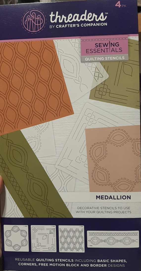 Crafter's Companion THREADERS Quilting Stencil Medallion