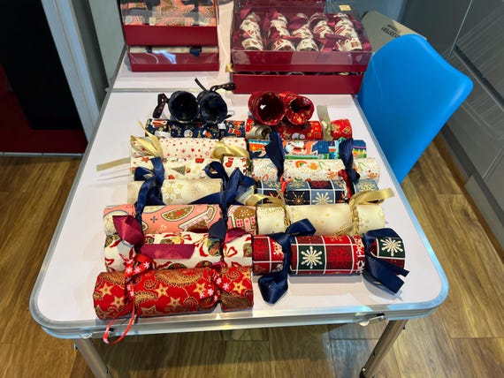 Handmade Reusable Christmas Crackers