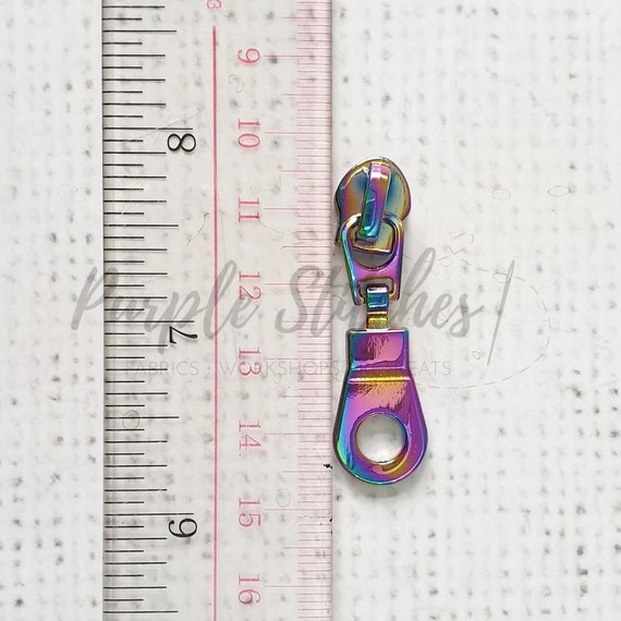 1pcs Rainbow Zipper Accessories Doughnut Nylon Zipper Puller Zipper Slider For Coat Handbag Coat Hardware