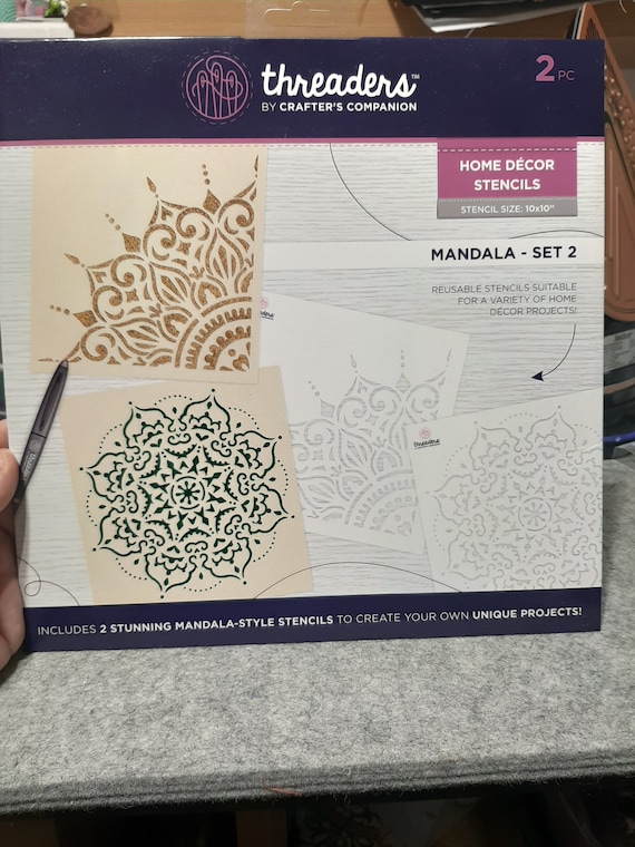 Crafter's Companion THREADERS Quilting Stencil Mandala
